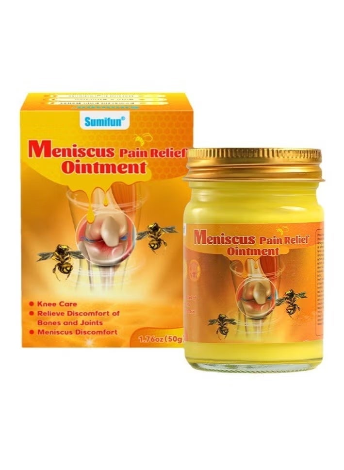 سوميفون مرهم عشبي مهدّئ للركبة | مخصّص لآلام الغضروف الهلالي وعدم راحة المفاصل | مكوّنات طبيعية لتخفيف آلام الركبة بلطف | أساسي للعناية اليومية بالركبة 50 جرام - Image 1